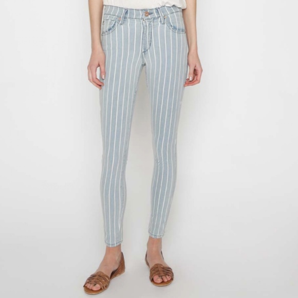 James Jeans Twiggy Ankle Jeans in Bengal Stripes - Picture 3 of 11